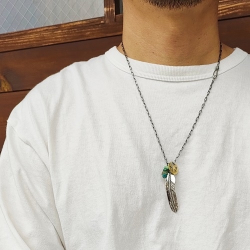 只按訂單生產~Atease スノーマン目黒蓮さん着用モデル XL FEATHER SET NECKLACE pre order/訂購