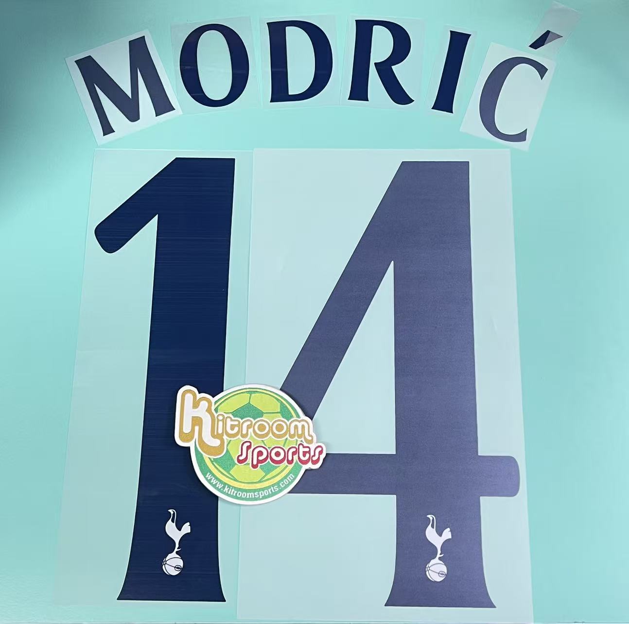 2011-12 Tottenham Home UCL Nameset #14 MODRIC