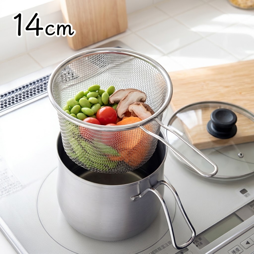 【現貨】🔥🔥【日本直送《燕三条》不鏽鋼多功能料理鍋】一鍋九用 | 14cm