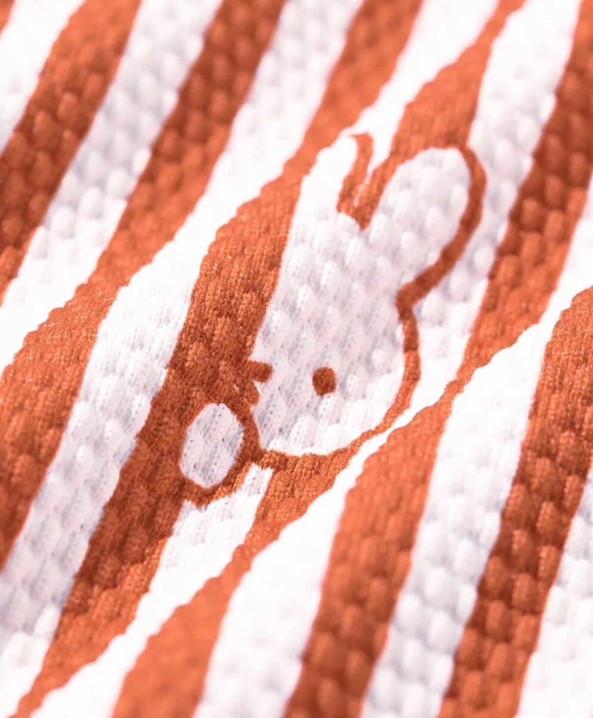 Miffy baby swimsuit (red striped)