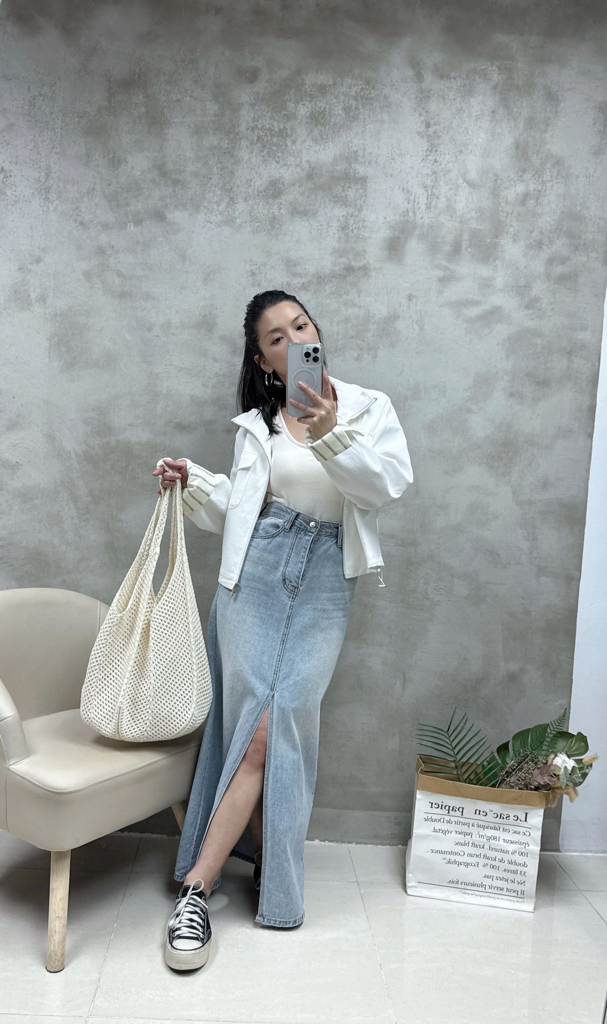 條子䄂束腰恤衫棉外套