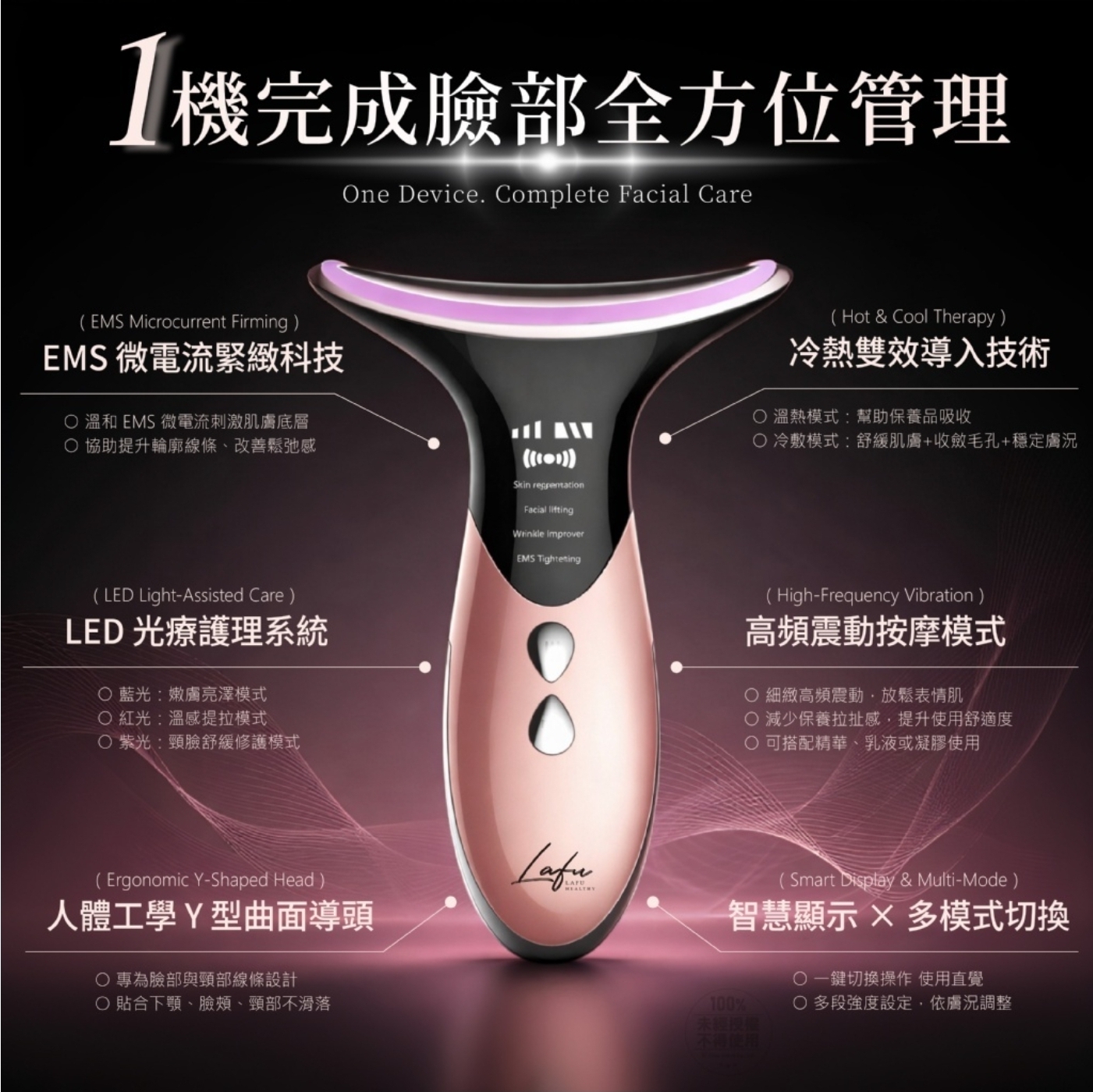 $99部。LAFU菈馥逆時光抗老重生美容儀