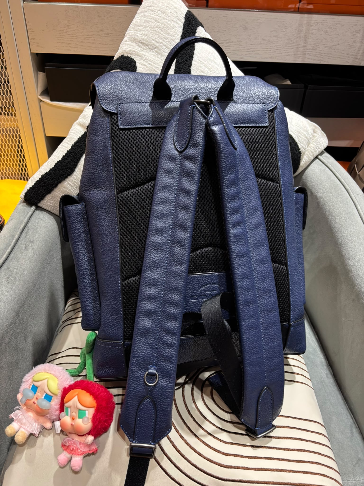 Coach Backpack calfskin 100%Authentic, 98%new ✅Dust bag