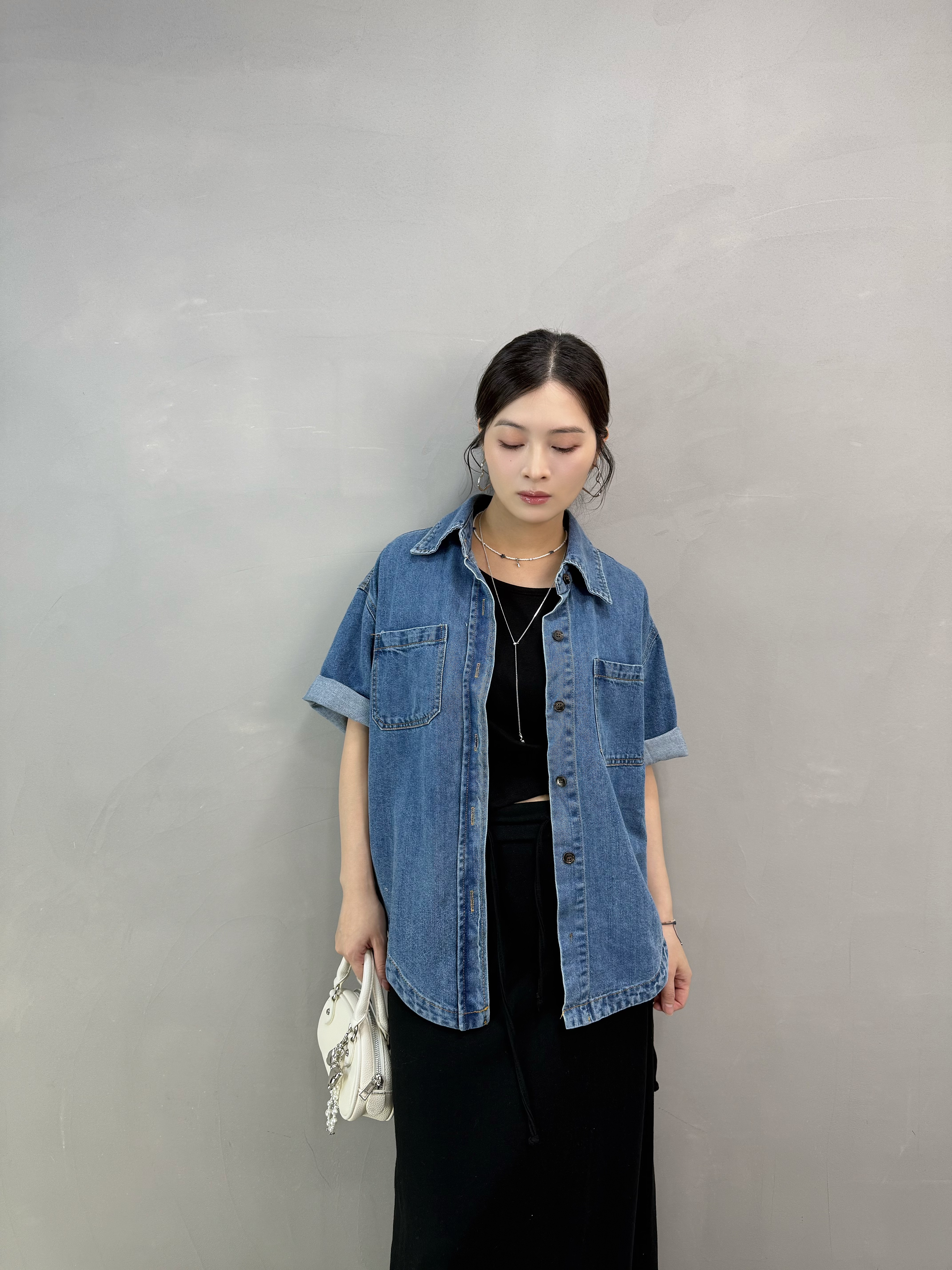 Y95 短袖牛仔恤衫