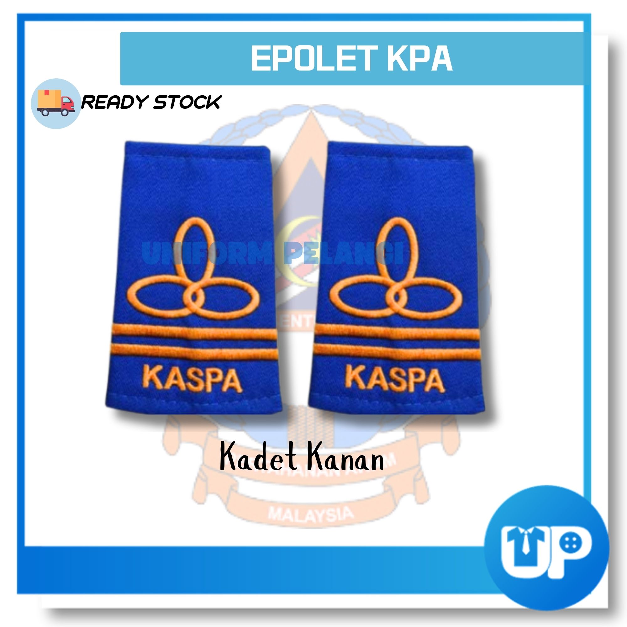 EPOLET KPA PEGAWAI WARAN KADET / KADET KANAN