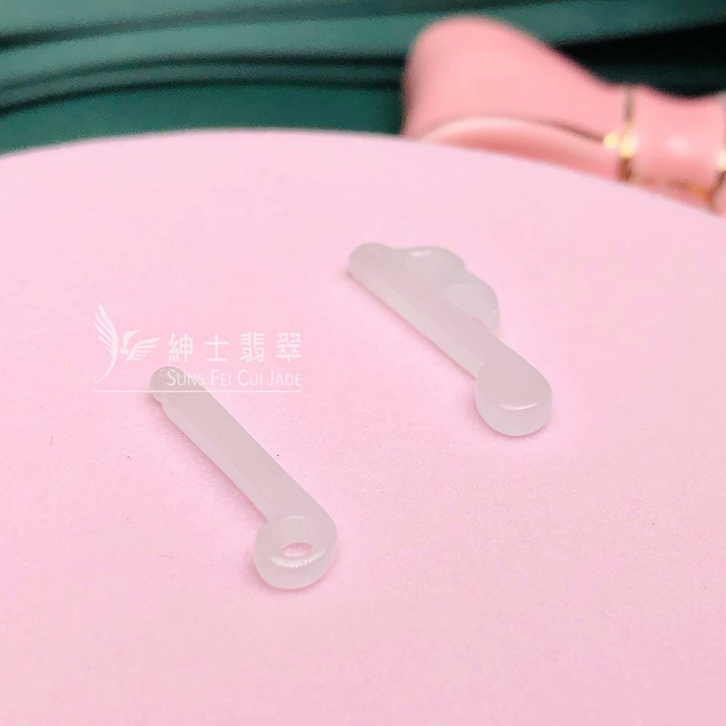 翡翠二分音符吊墜