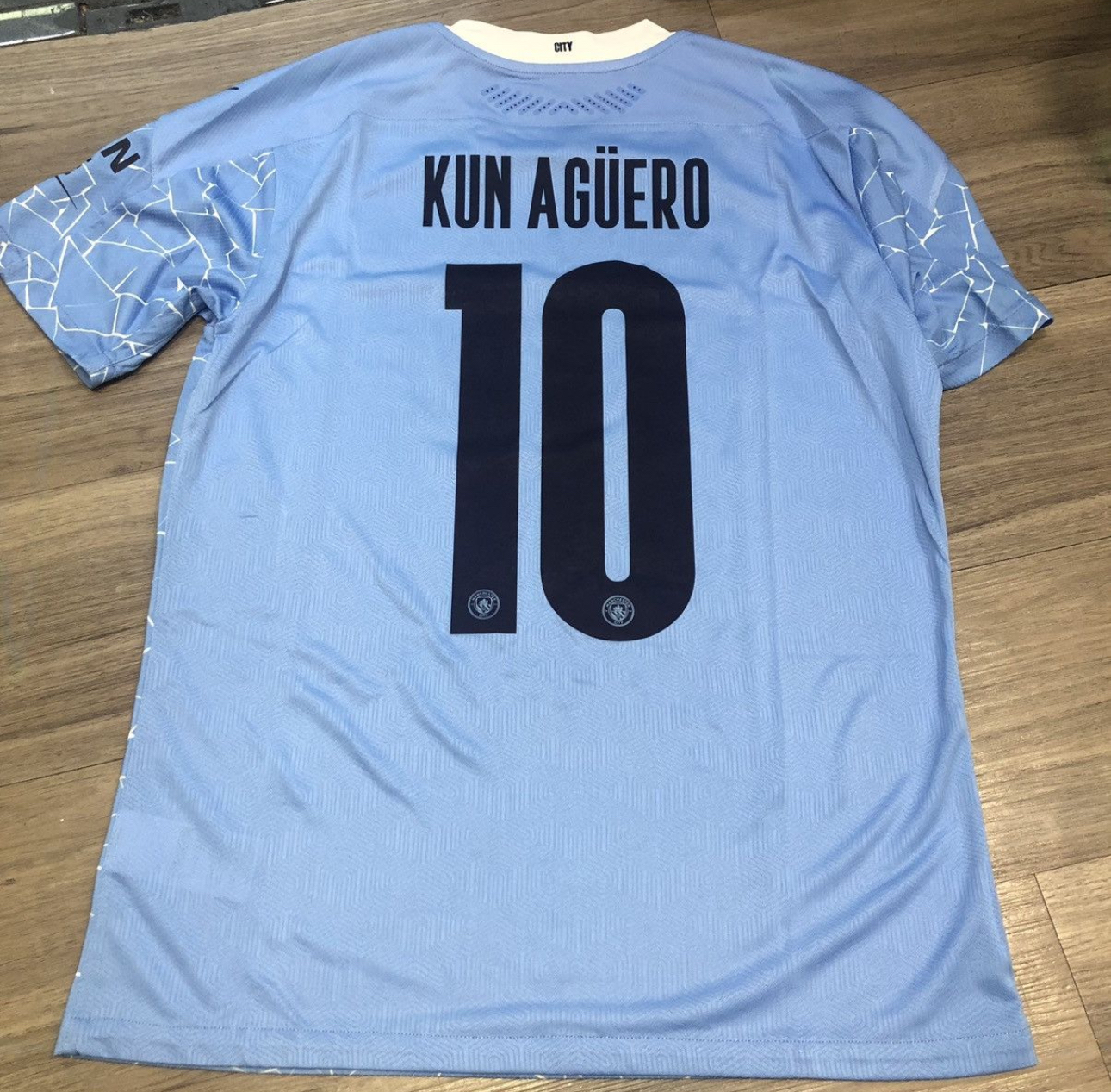 Manchester City 20/21 player issue home shirt #10 Kun Aguero (Bnwt)