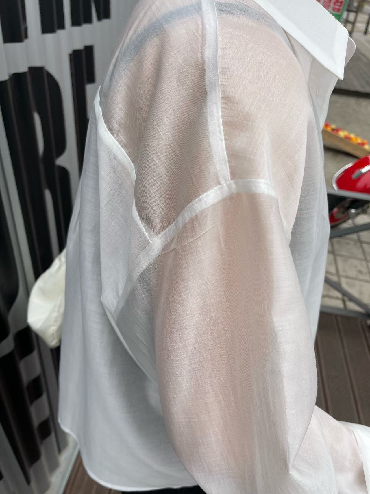 東大門女裝Fine | See-through shirt 