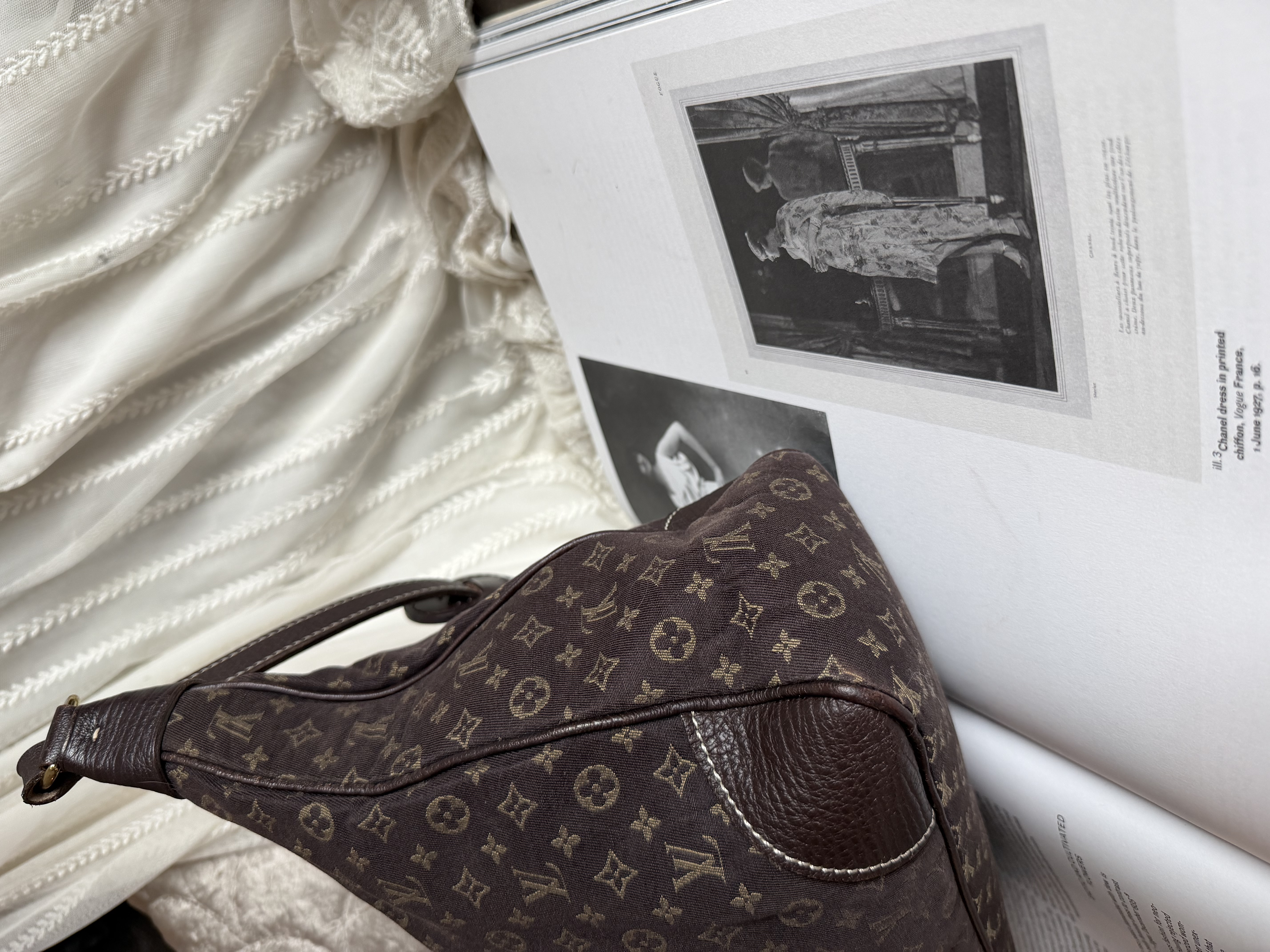 LOUIS VUITTON Monogram Mini Lin Boulogne bag