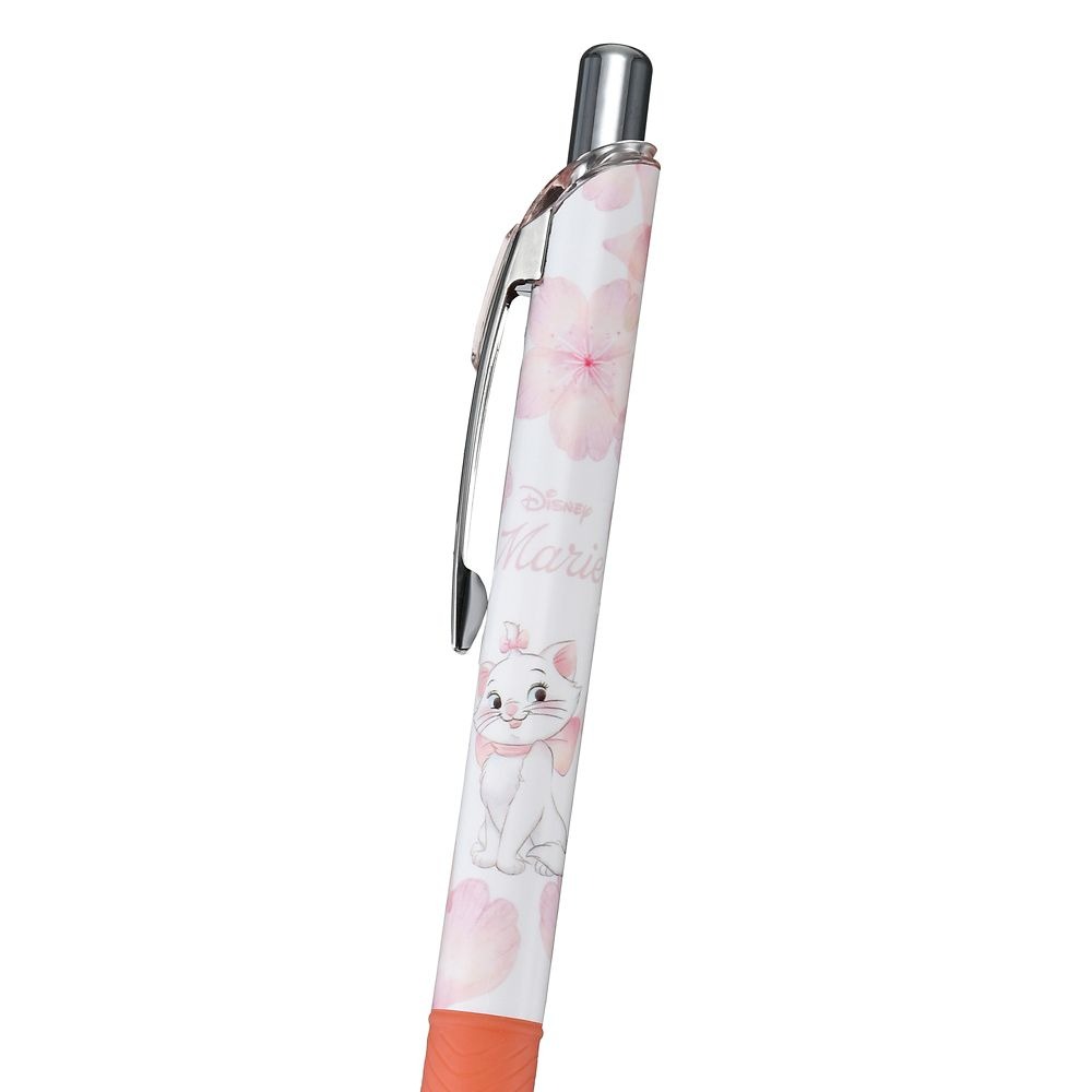 現貨｜【日本 Disney Store 限定】Marie 瑪麗貓 富貴貓 日本製 Pentel EnerGel 0.5mm 黑色 啫喱筆 208858