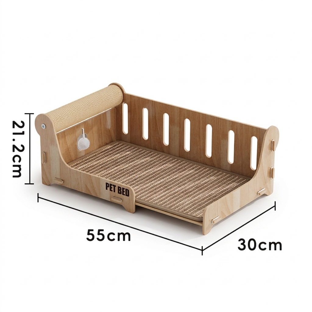 貓咪用 貓抓板床仔