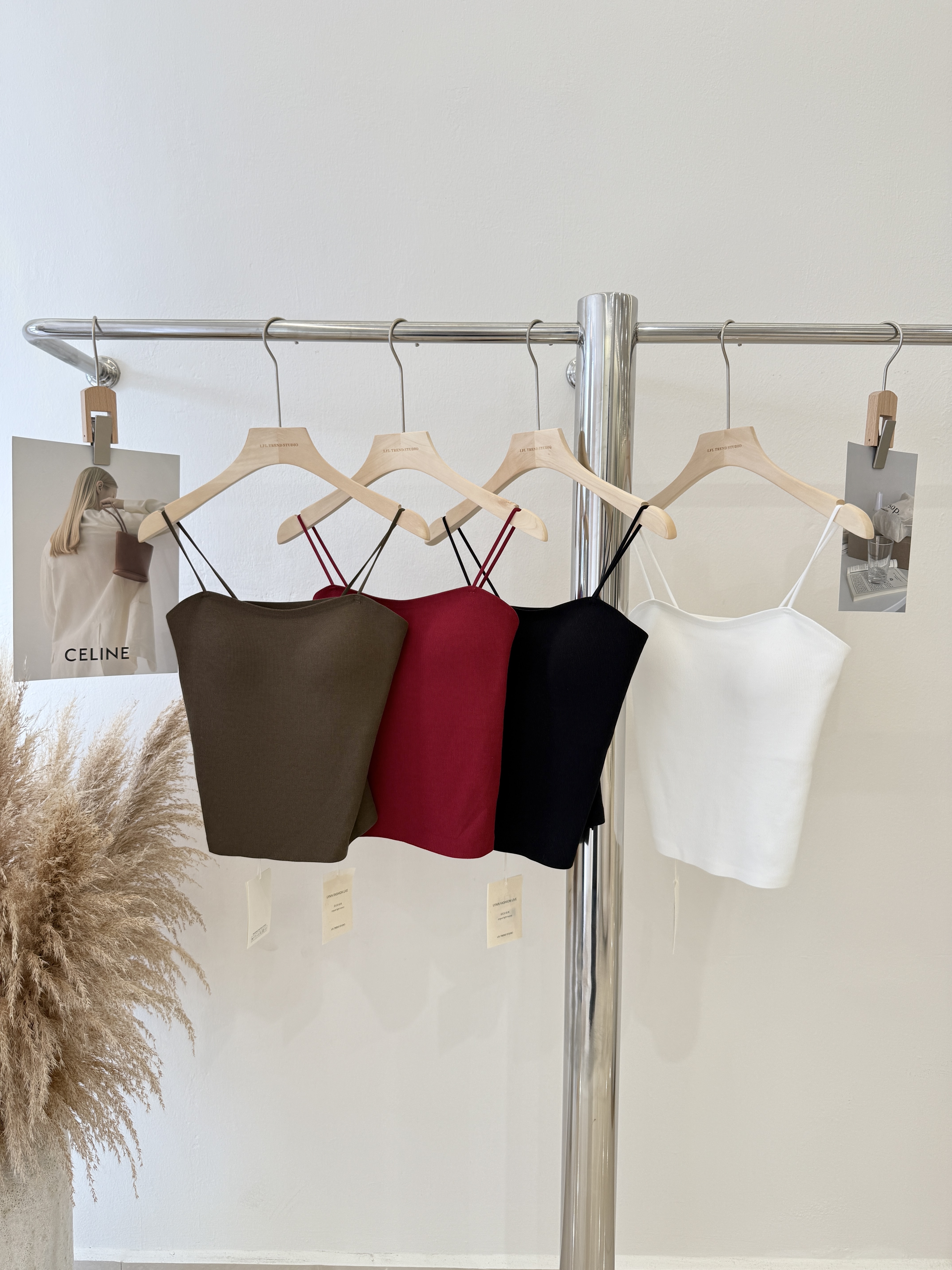 6866 螺纹时尚百搭背心