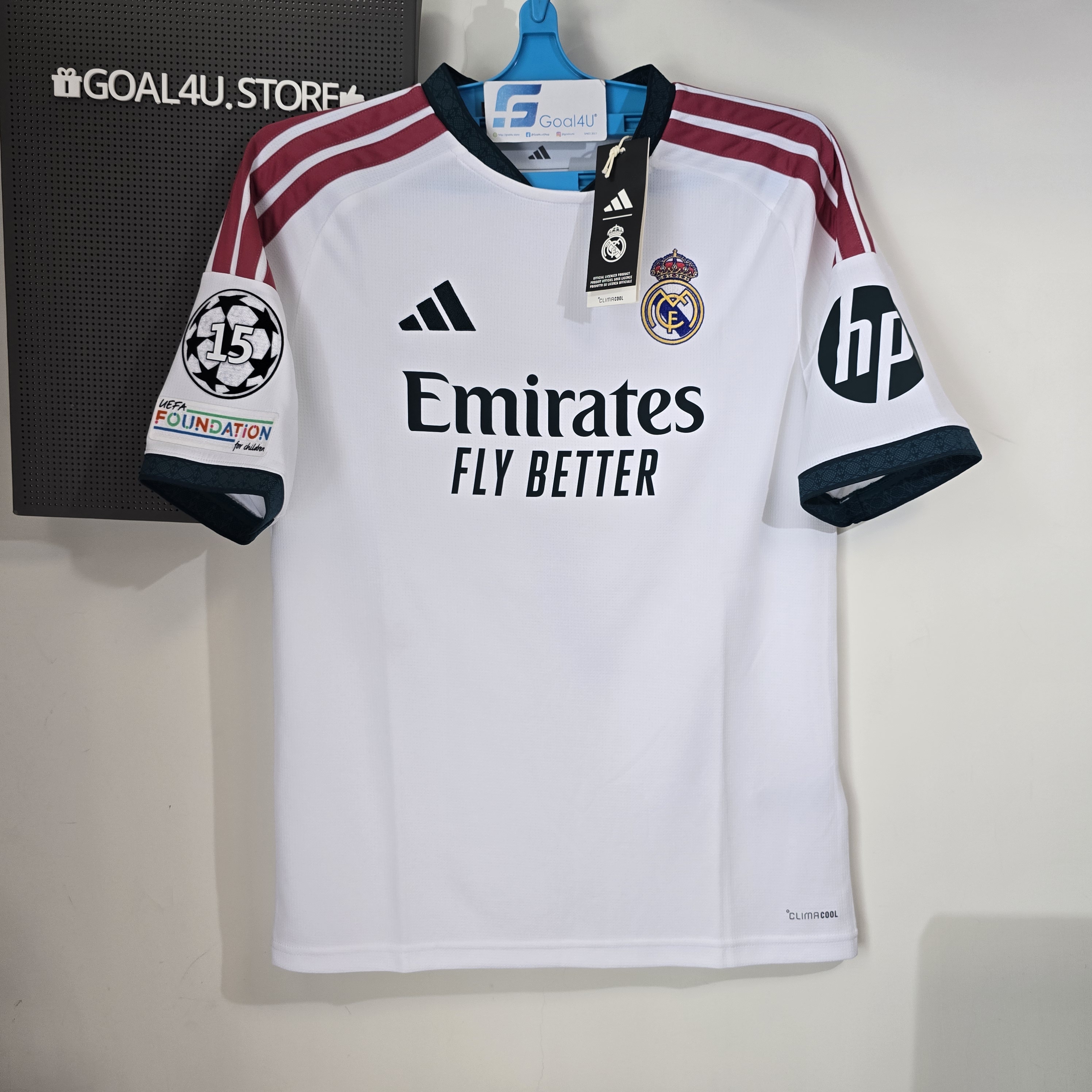 👑💎好比皇冠上鑽石與珍珠 Adidas Real Madrid 皇家馬德里 2026-27 主場童裝球迷版球衣 (可加印字章) KC3993