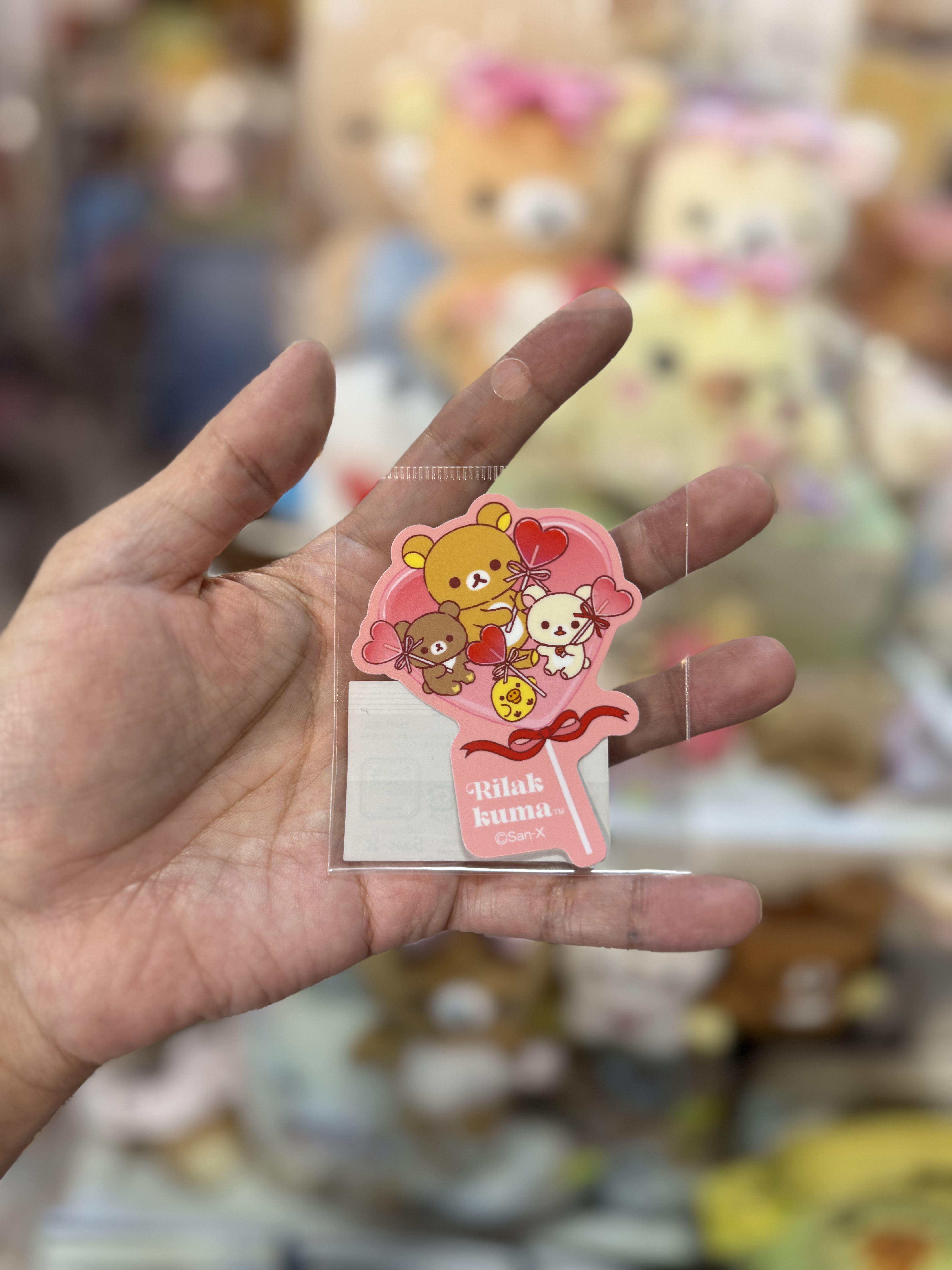 《現貨》全新日本專店限定 Rilakkuma情人節造型貼紙