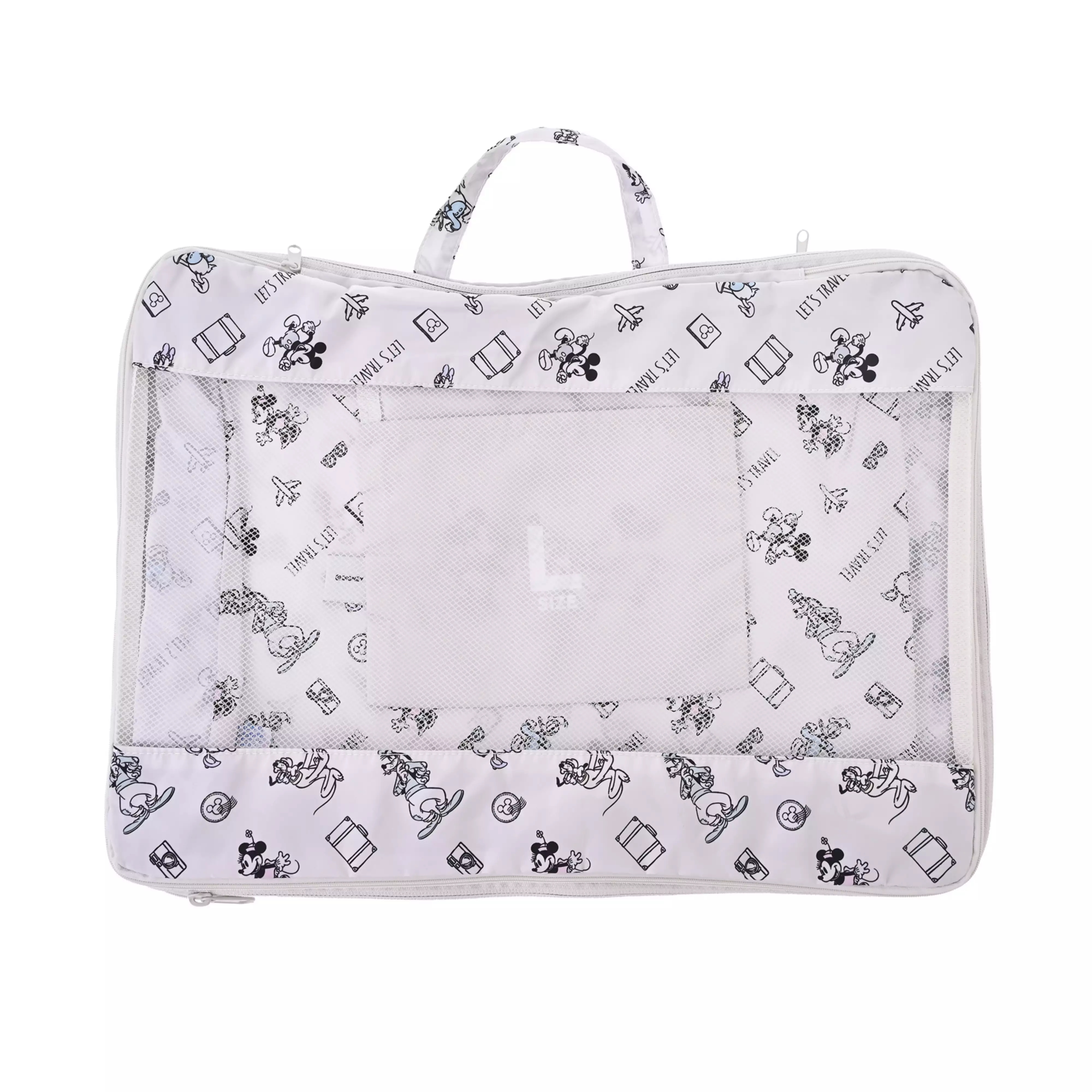 🌸 【預訂】Mickey & Minnie 折疊壓縮收納袋 (L) - Disney Magical Travel