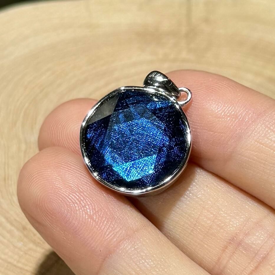 天鐵吊飾 (雙面六芒星)