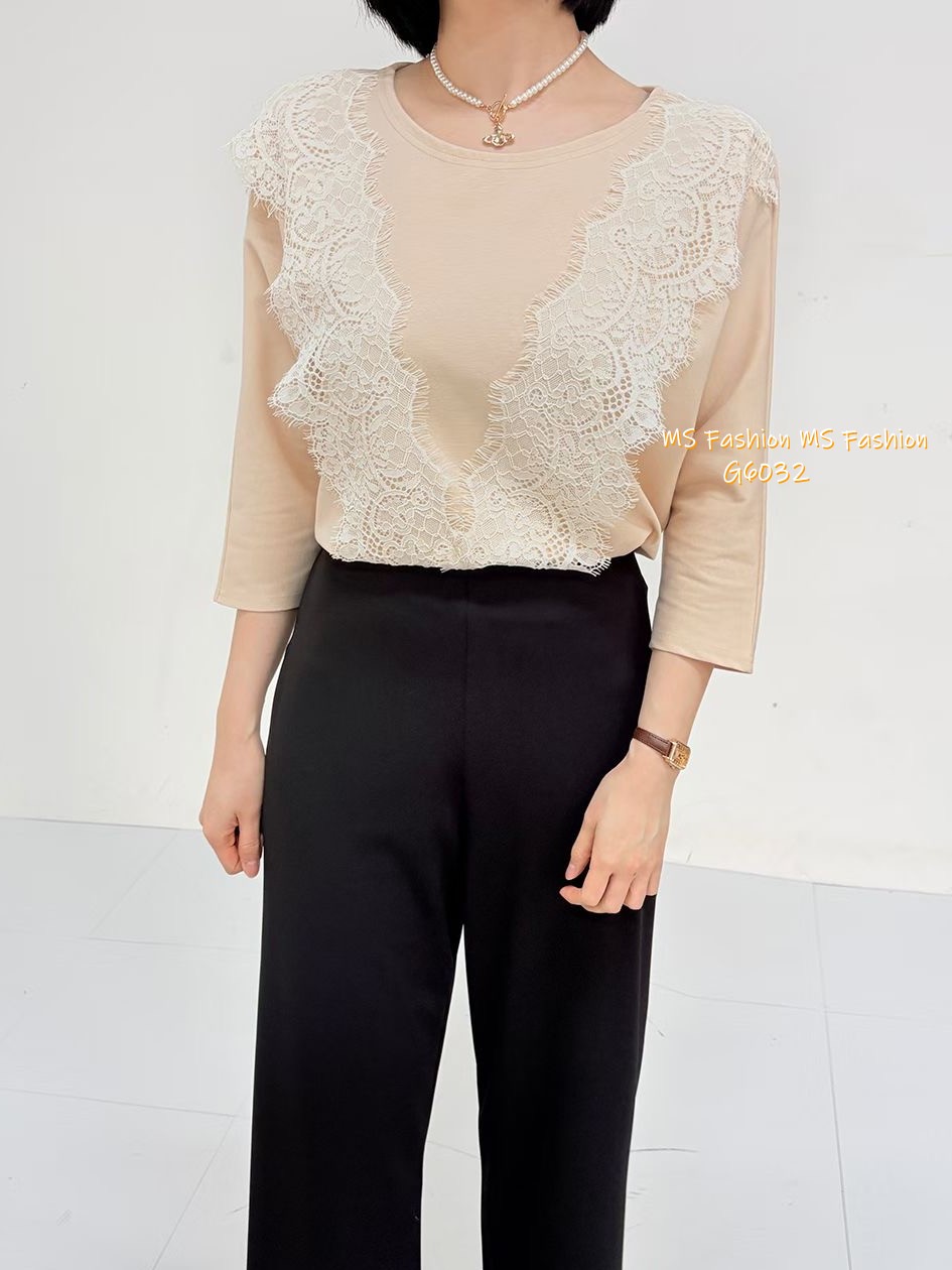 G6032 韓國🇰🇷波浪Vlace top