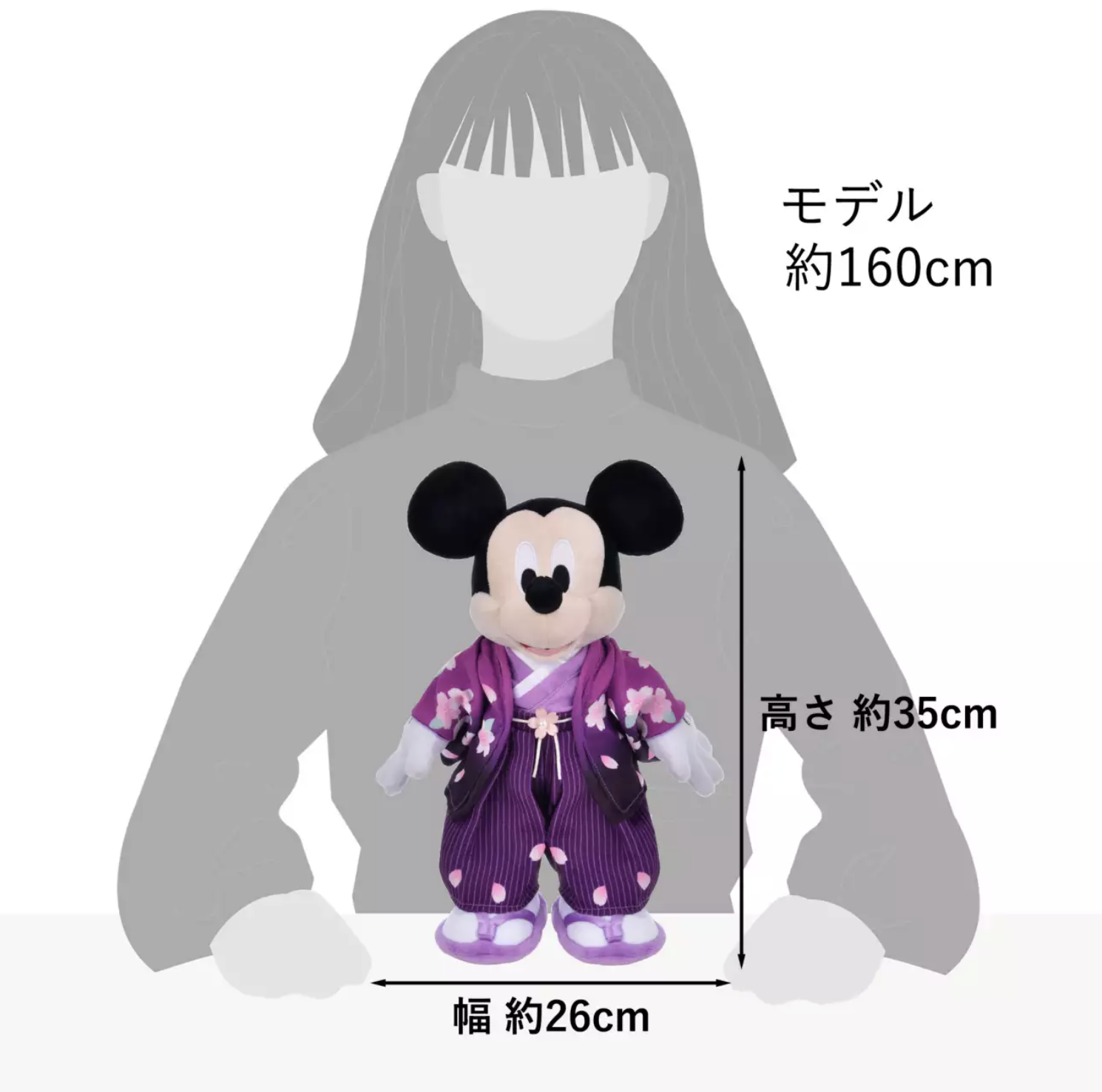 預訂 Sakura COllection 2026 櫻花和服 吊飾 公仔 Mickey Minnie 