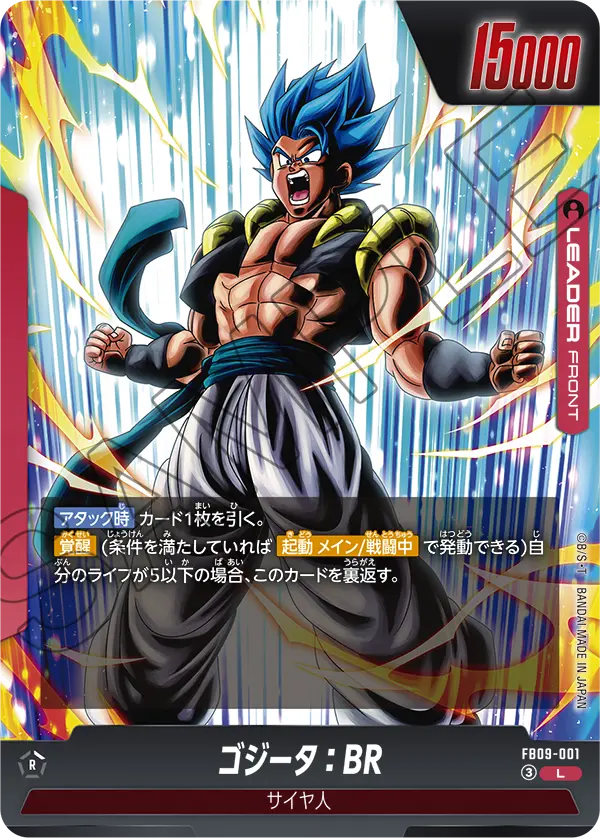 FB09-001 L FRONT ゴジータ：BR