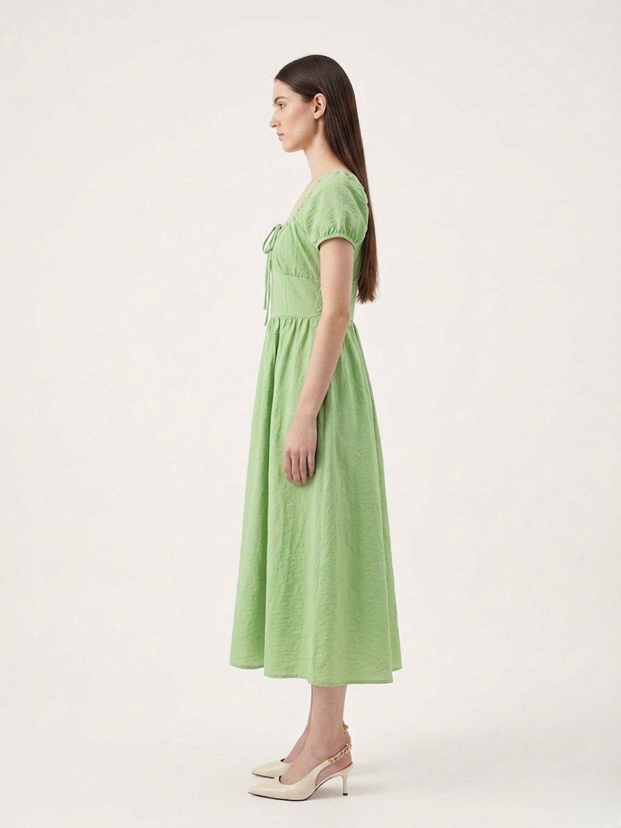 W6196 - Aria Drop-Waist Dress