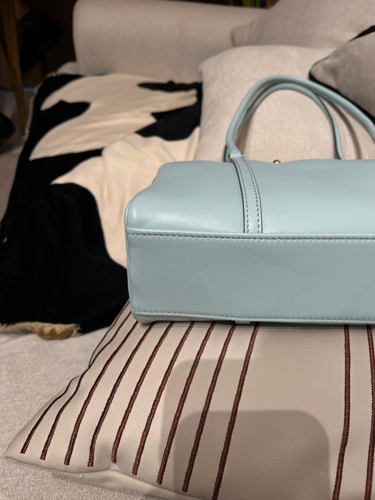 Tory Burch SMALL MARSHMALLOW SATCHEL shoulder bag hobo 100%Authentic,99%new ✅dust bag