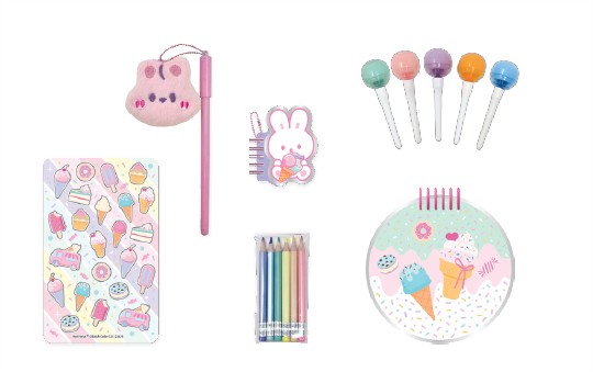 美國品牌 HOT FOCUS 文具系列 - Starry Charmie Stationery, Sweets