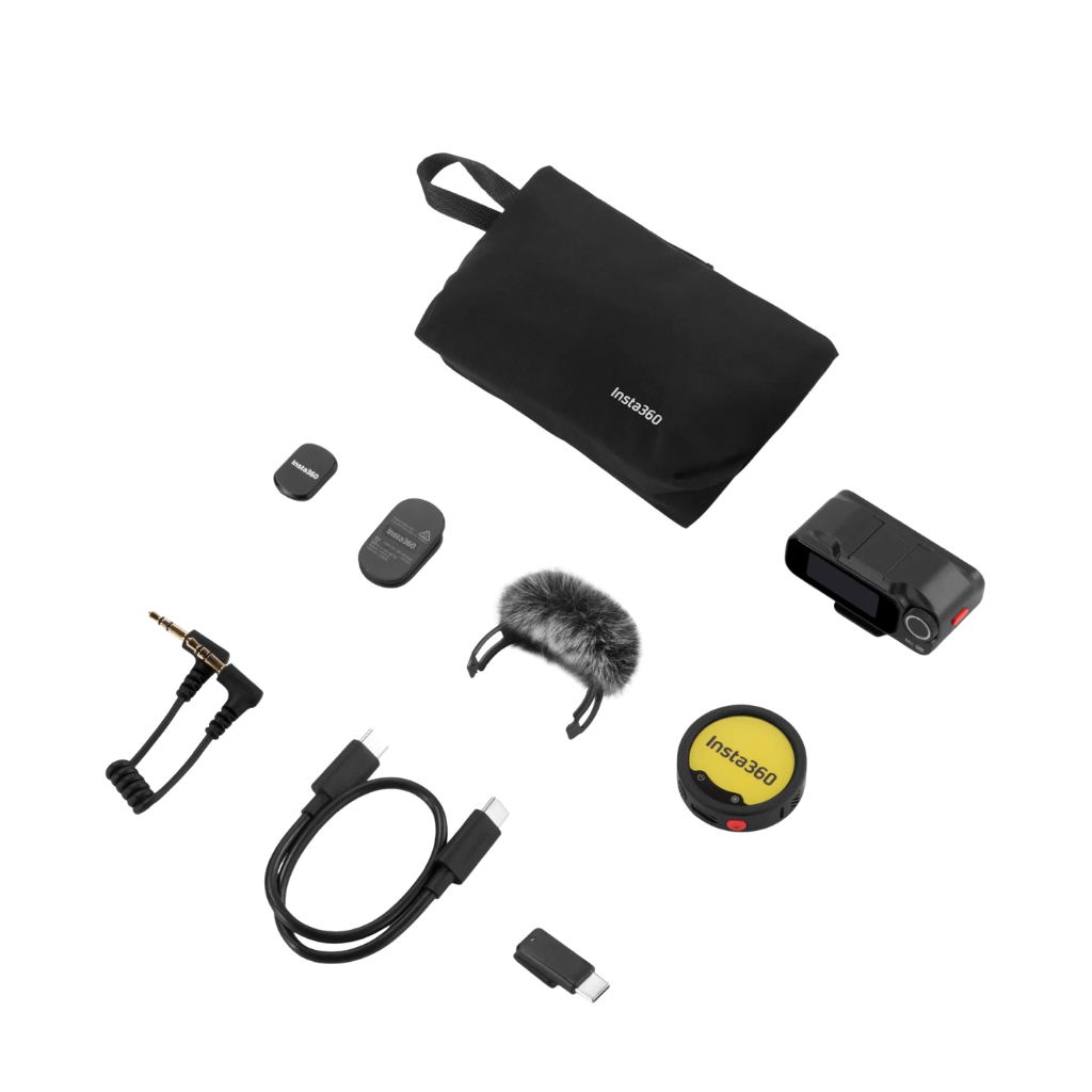 Insta360 Mic Pro 1 發射器 + 1 接收器 無線收音咪 香港行貨