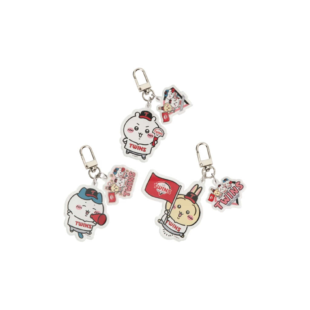 《Pre-Order》Acrylic Keyring｜韓國 Chiikawa 吉伊卡哇 X LG Twins 棒球隊商品 (26CKW17-P)