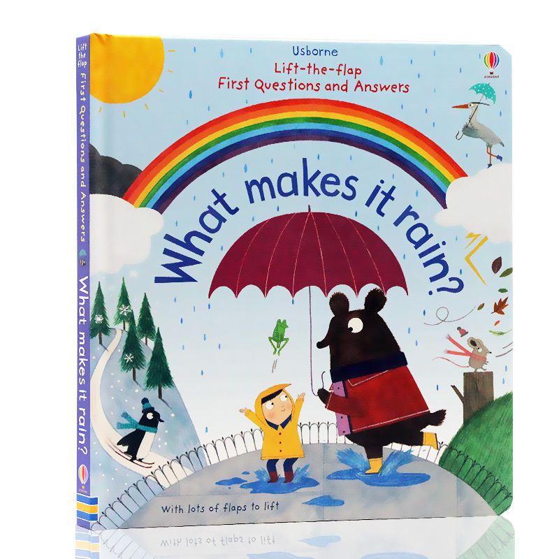 Usborne First Questions and Answers系列翻翻書 What makes it rain 雨水怎樣形成