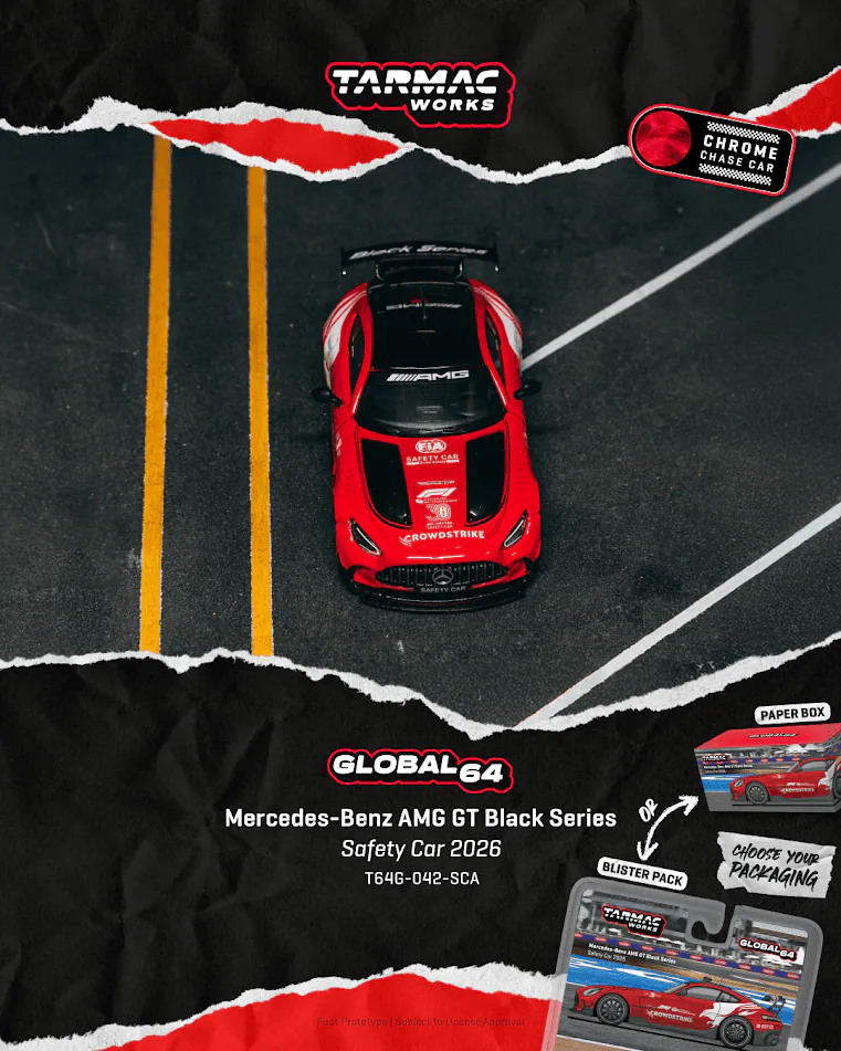 (預訂 Pre Order) Tarmac Works  ( T64G-042-SCA ) Mercedes-Benz AMG GT Black Series Safety Car
