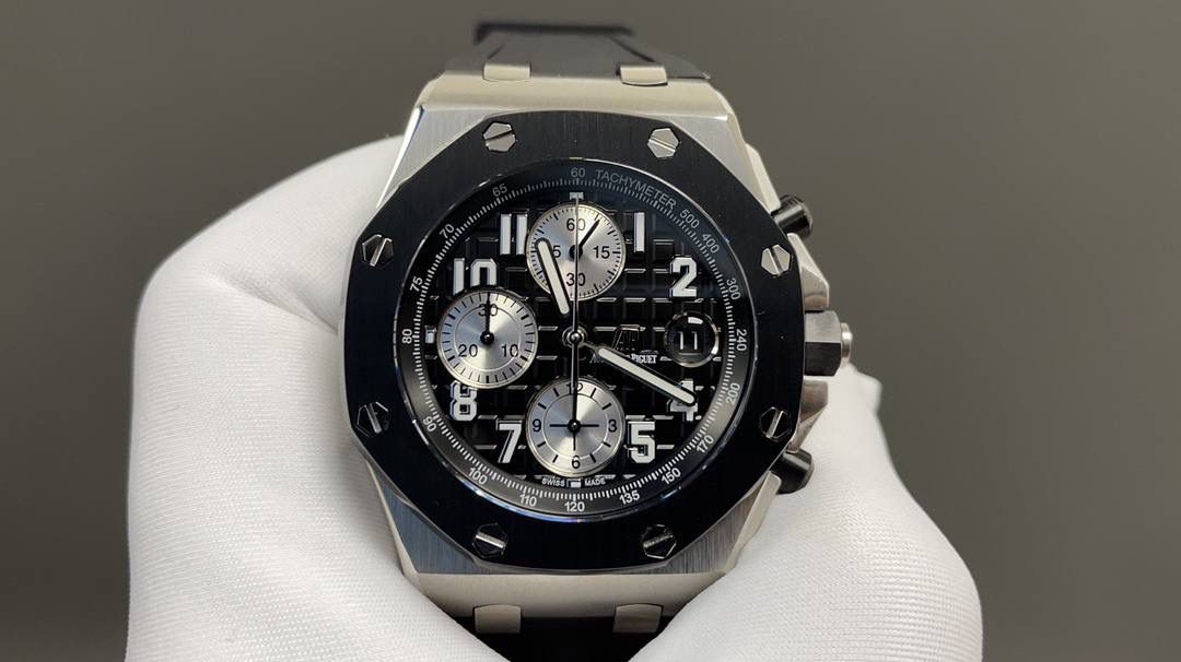 今日推荐🚀爱彼 皇家橡树离岸 26238计时 黑陶黑面 42mm 3126机 顶级品质 💯