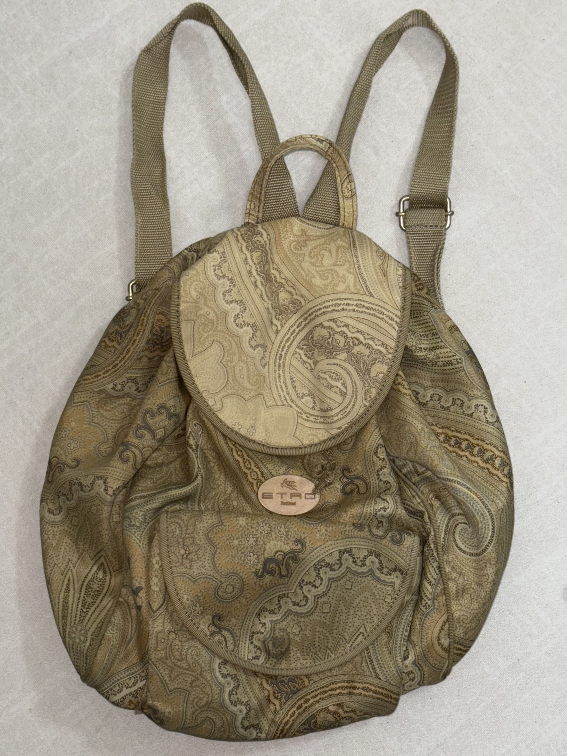 Etro Paisley Drawstring Backpack