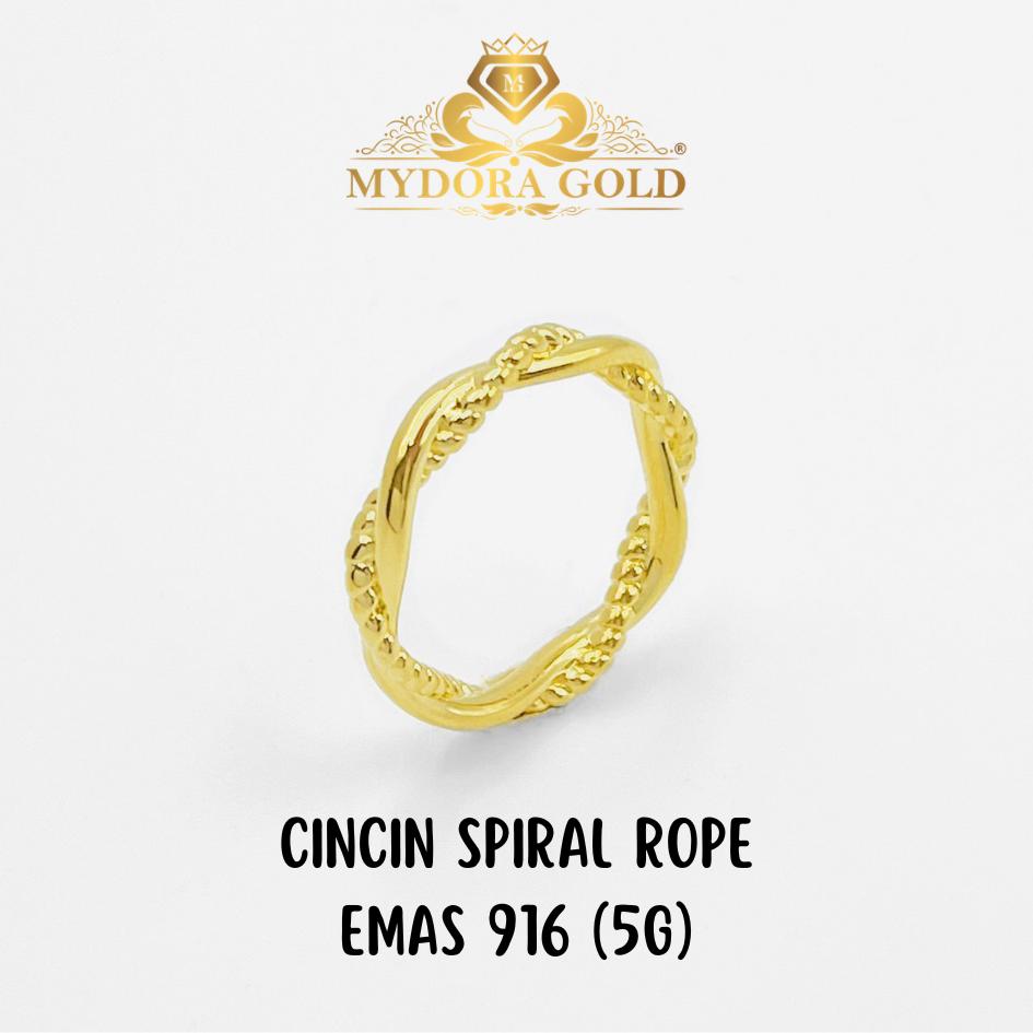 MYDORA Cincin Spiral Rope (5G) l EMAS 916/22K