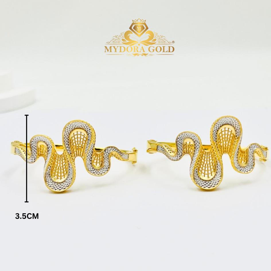 MYDORA Gelang Ombak Rindu Jaring l EMAS 916/22K