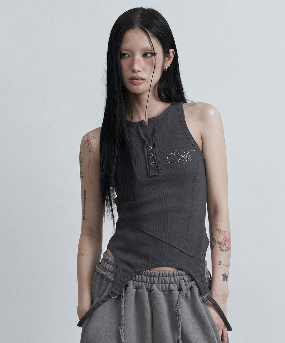 🇰🇷訂購｜asur 26SS｜Sewing Garter Sleeveless 4色