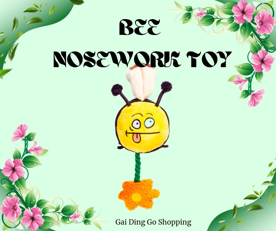 BEE 🐝 HAPPY NOSEWORK TOY  （with artist Matthew Langille for a limited-edition drop!） 快樂小蜜蜂🐝藏食玩具 （ 與藝術家 Matthew Langille 聯名限量款！） 