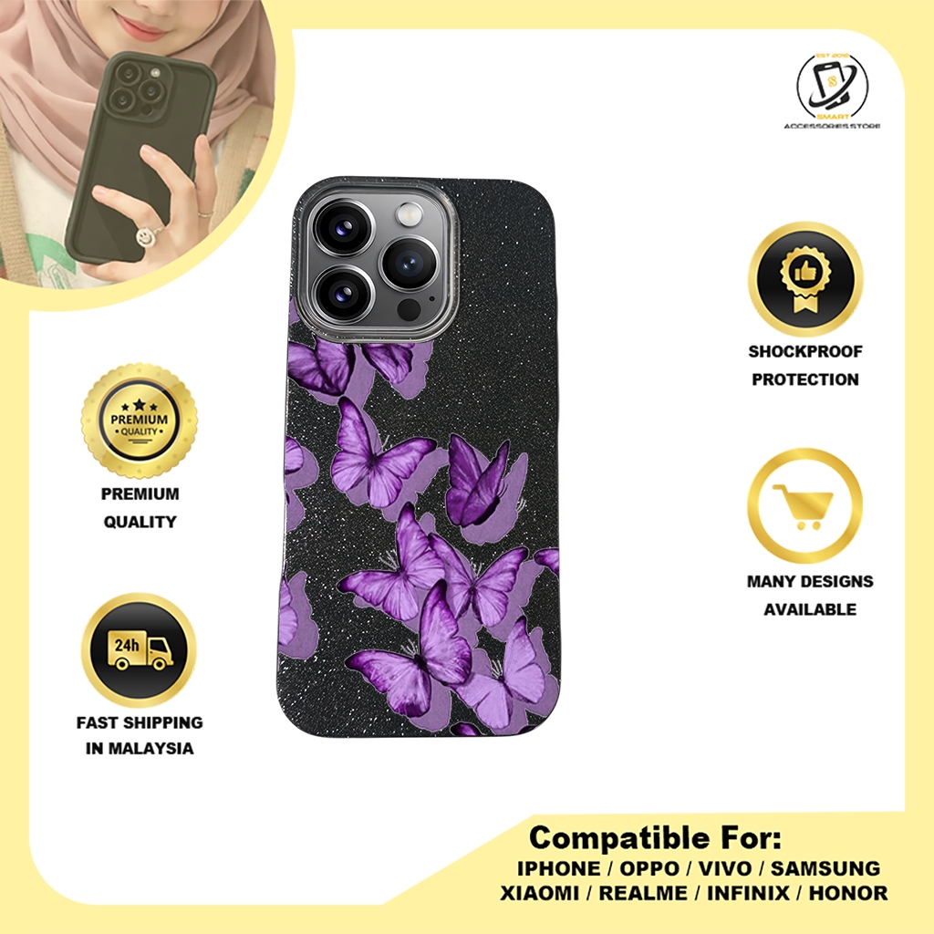 BLING CASE PHONE FOR IPHONE - DESIGN BUTTERFLY A