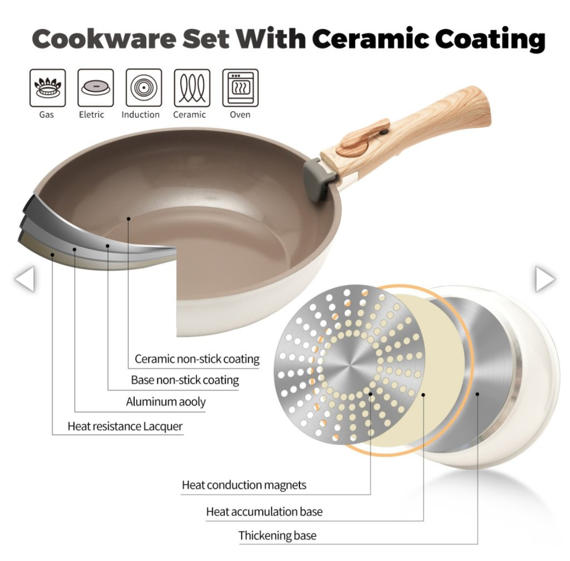 百年中華老字號張小泉-星石系列廚具套13件套