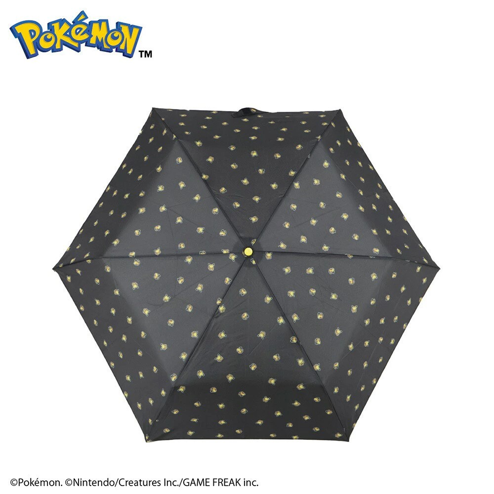 現貨🌸日本直送 |Pokemon像素藝術縮骨遮/雨傘/摺疊傘/晴雨兼用雨具[50cm]