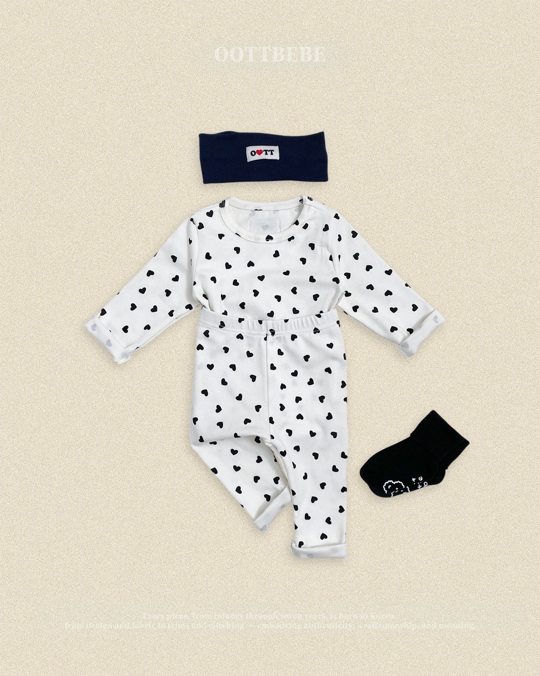 OOTT | Petit Heart Loungewear set 