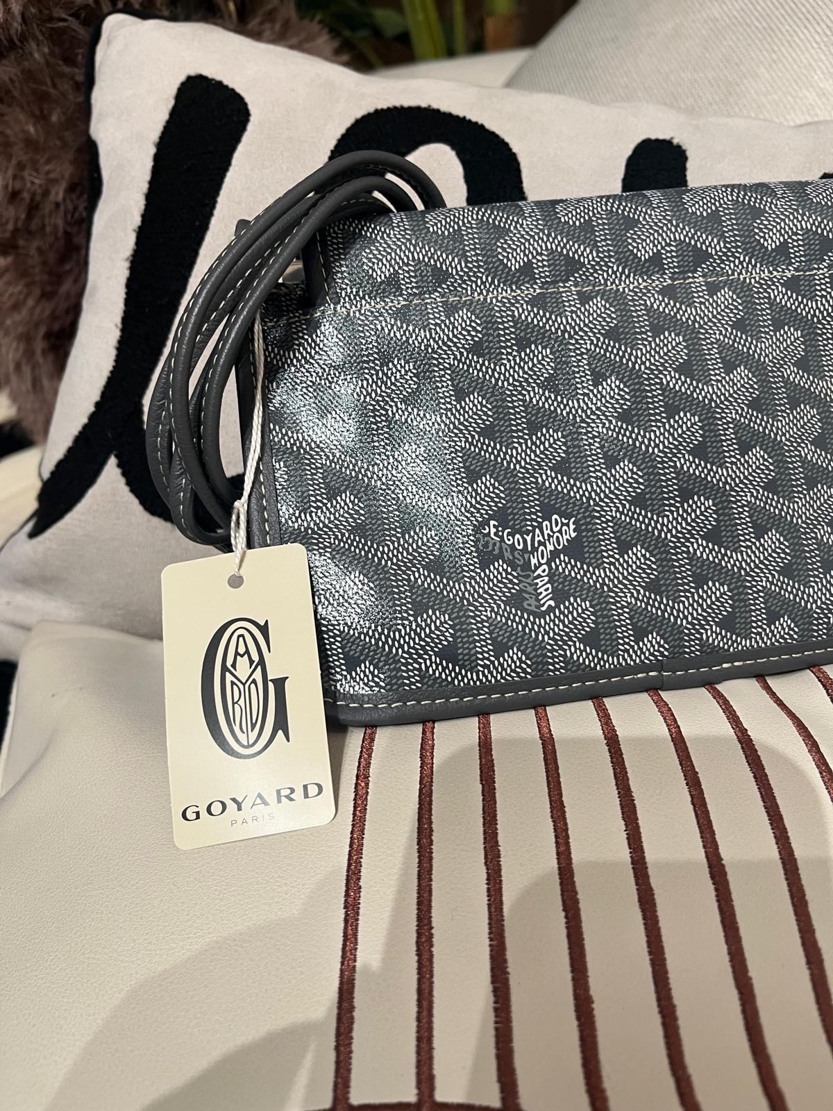 全新 Goyard plumet crossbody bag Grey 100%Authentic ,全新未使用品 ✅tap✅dust bag 