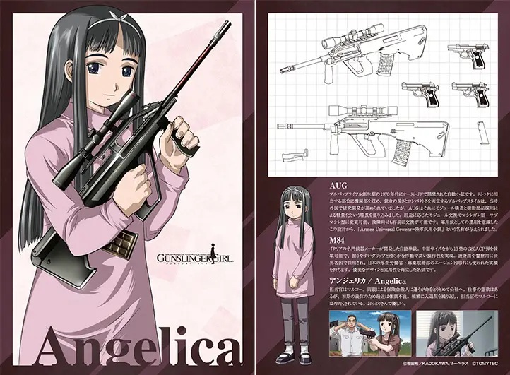 1/12 Little Armory [LA-GG04] GUNSLINGER GIRL Angelica AUG / M84 Type