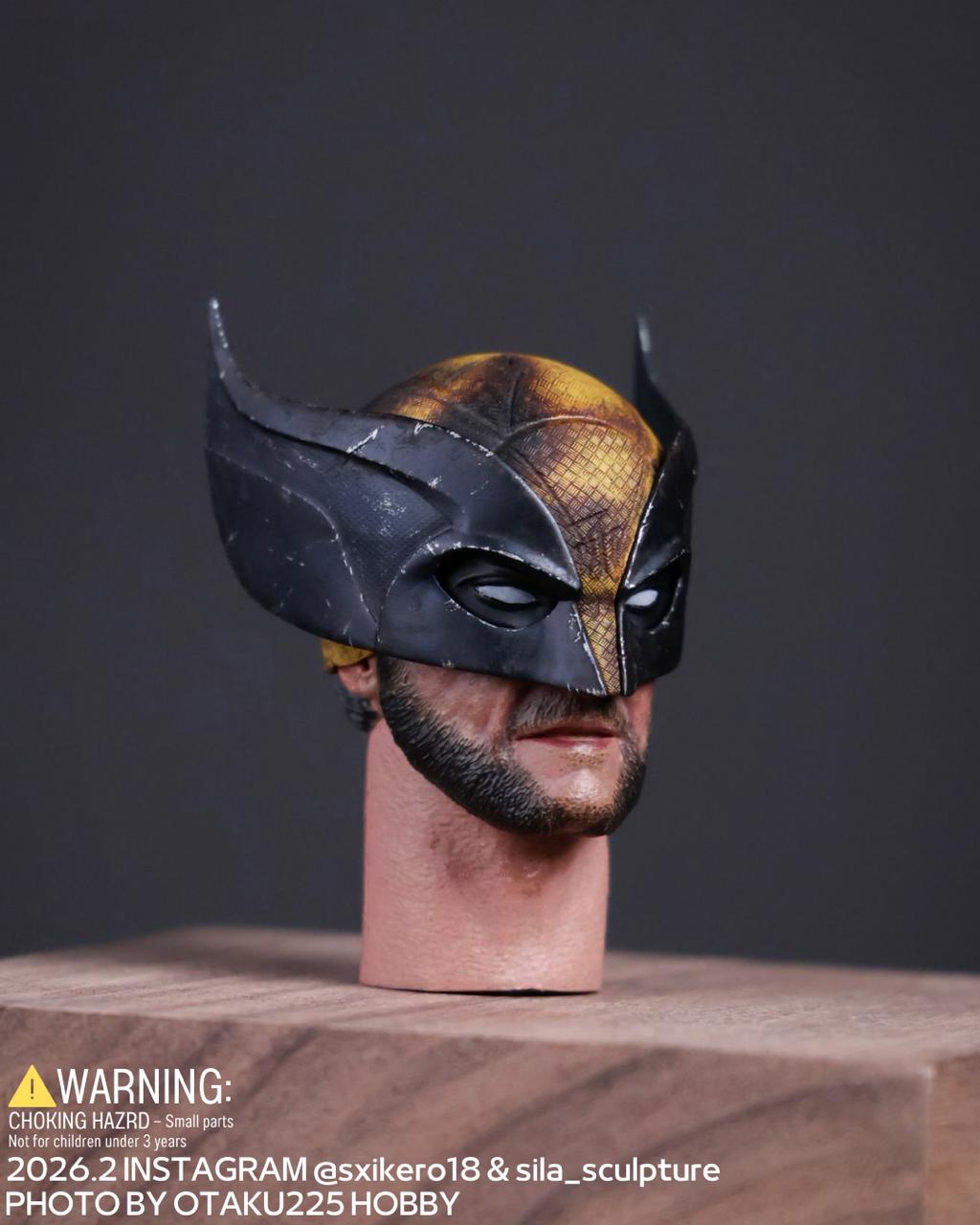 狼人戰損半面具頭雕 Wolverine Half Masked Head Sculpt project