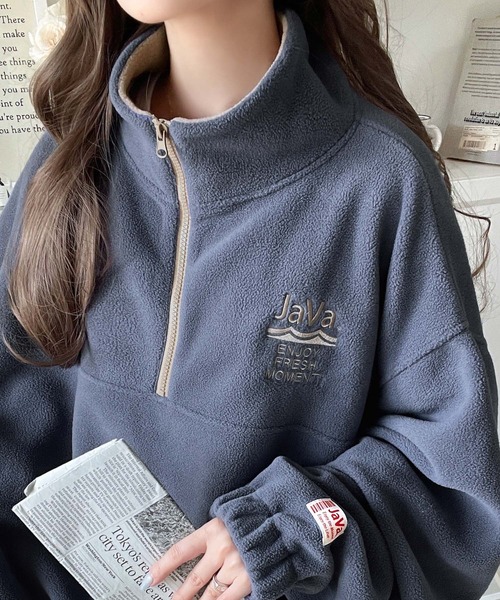 復古運動風絨面上衣【JT021】