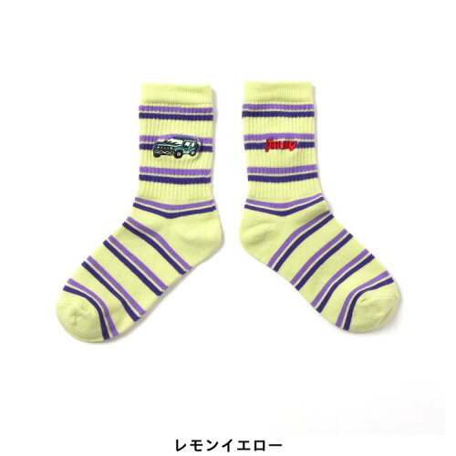 🆕【⭐訂購⭐】 🇯🇵日本直送 🌀#Suzuki #Jimny 鴛鴦刺繡短襪［3款選］🌀 [ELGA-0140][260828]