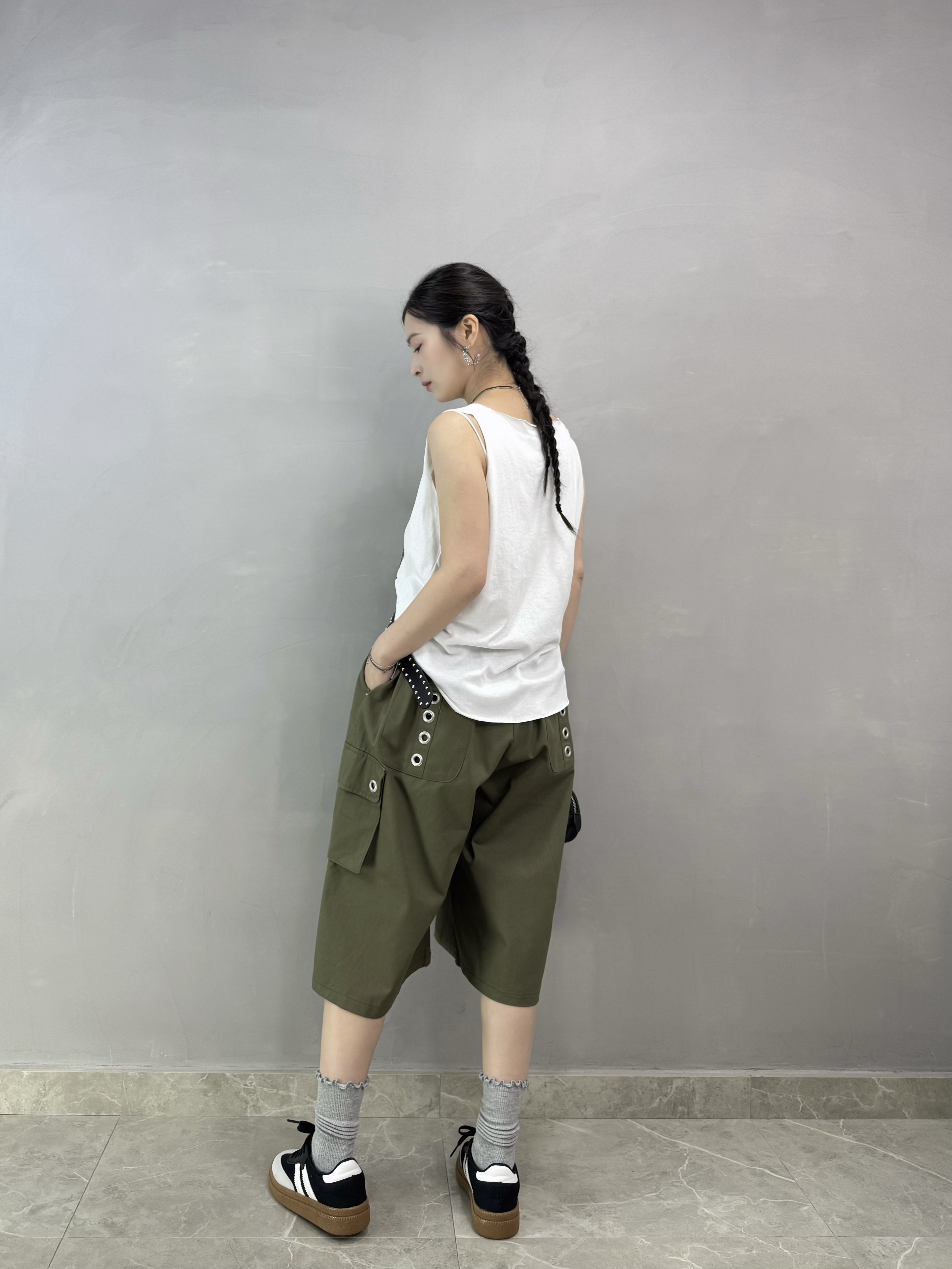 T70 鍋釘6分短褲