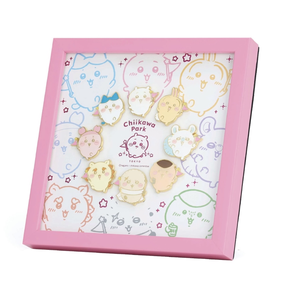 Chiikawa Park 限定 襟章連相架裝飾｜預訂