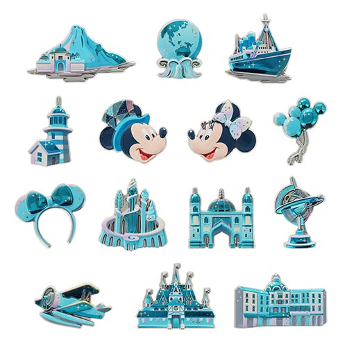 【預訂】DisneySea 25th Sparkling Jubilee - 隨機 pin (1 包 2 個)