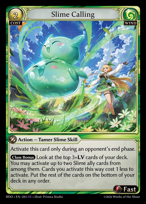 Slime Calling / RDO-283 (SR) HKD 100.00
