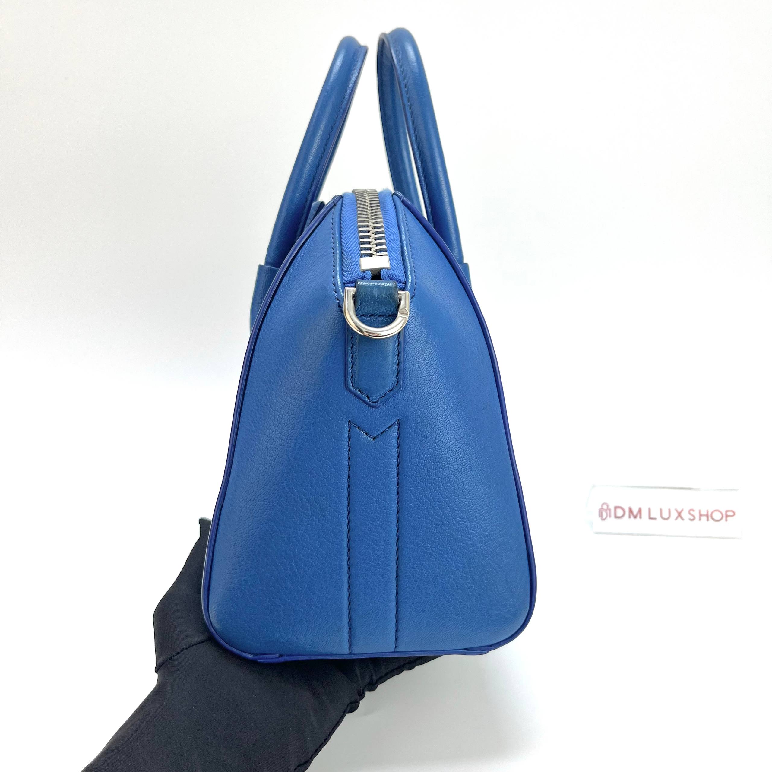 Givenchy Indigo Blue Sugar Antigona Bag SHW